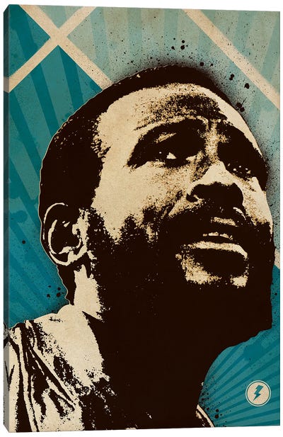 Marvin Gaye Canvas Art Print - R&B & Soul Music Art