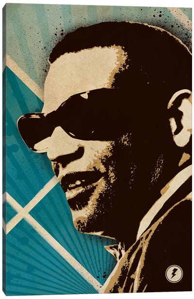 Ray Charles Canvas Art Print - Pop Culture Lover