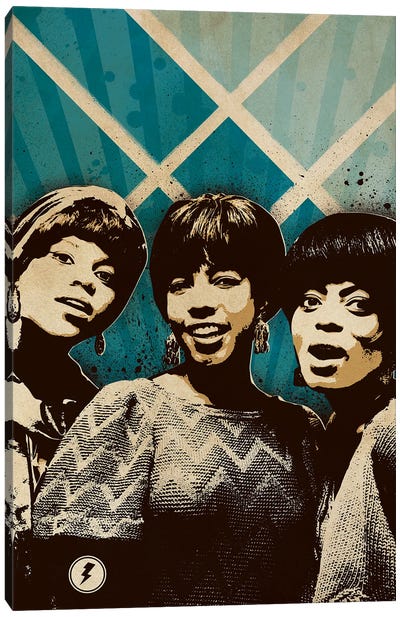 The Supremes Canvas Art Print - R&B & Soul Music Art