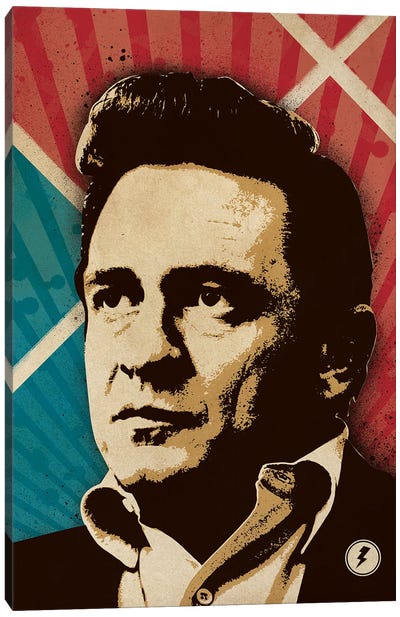 Johnny Cash Canvas Art Print - Pop Culture Lover