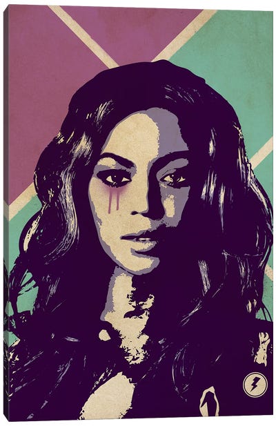 Beyonce Knowles Canvas Art Print - Pop Music Art