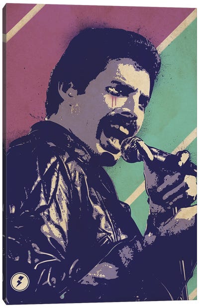 Freddie Mercury Canvas Art Print - Indigo Art
