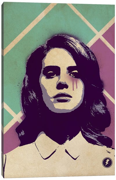Lana Del Rey Canvas Art Print - Pop Music Art