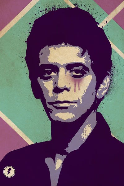 Lou Reed Velvet Underground Canvas Art By Supanova ICanvas   SNV73