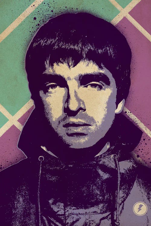 Noel Gallagher Oasis Canvas Print by Supanova | iCanvas
