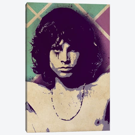 Jim Morrison Canvas Print #SNV81} by Supanova Canvas Wall Art