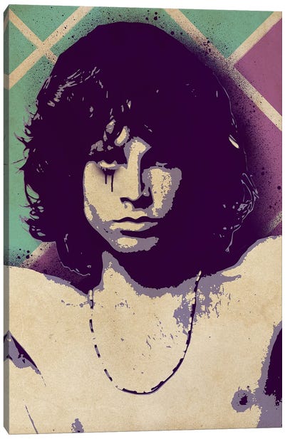 Jim Morrison Canvas Art Print - Supanova