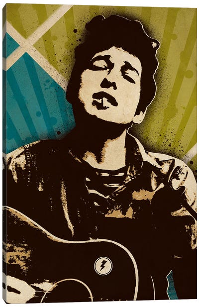 Bob Dylan Canvas Art Print - Supanova