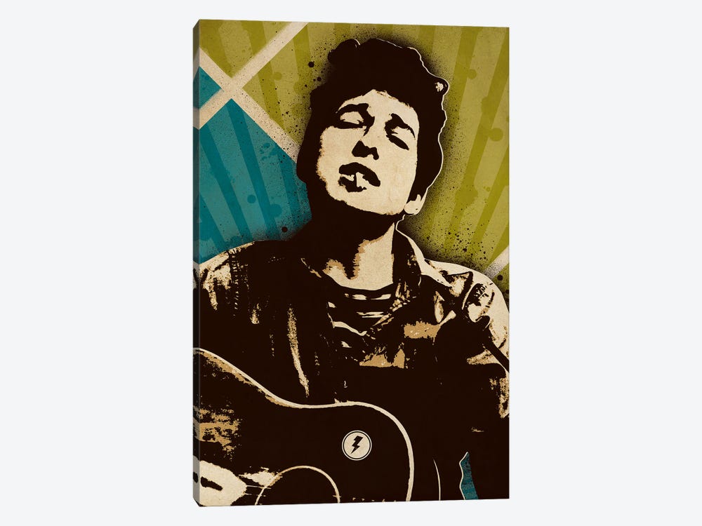 Bob Dylan by Supanova 1-piece Canvas Artwork