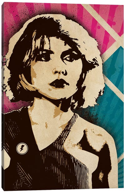 Debbie Harry Blondie Canvas Art Print - Rock-n-Roll Art