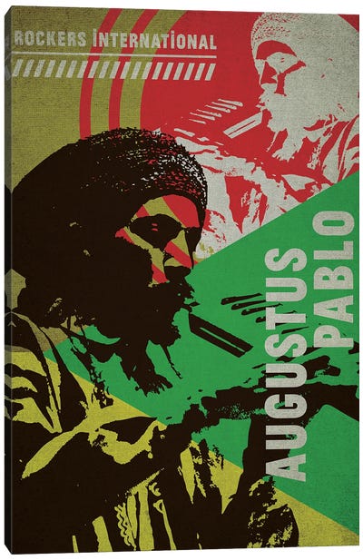 Augustus Pablo Canvas Art Print - Reggae Art