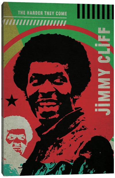 Jimmy Cliff Canvas Art Print - Reggae Art
