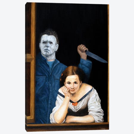 Murder At A Window Canvas Print #SNX18} by Marco Santos Canvas Print