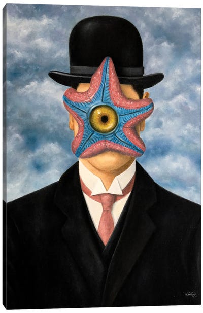 The Great Starro Canvas Art Print - Funky Art Finds