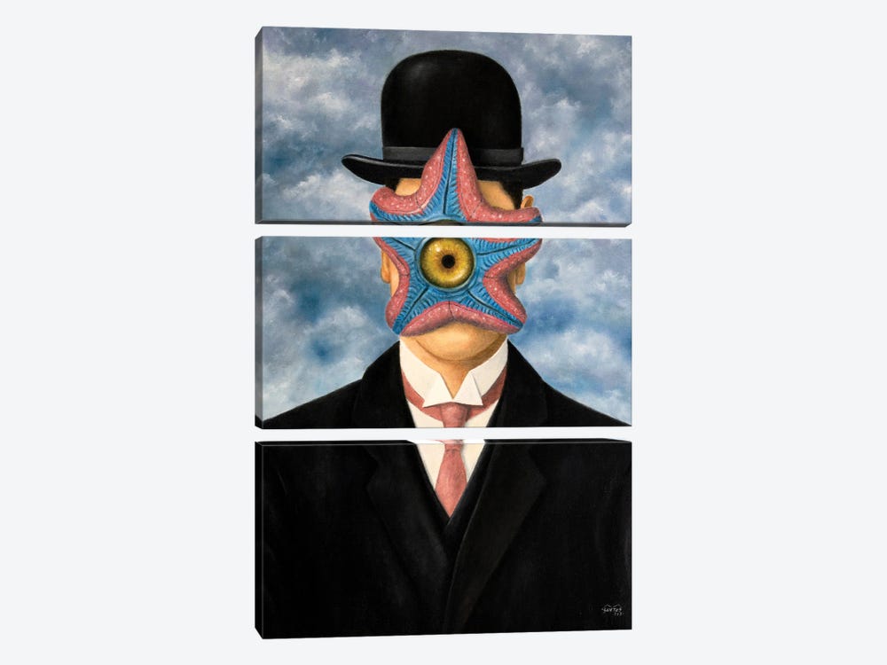 The Great Starro by Marco Santos 3-piece Canvas Art Print