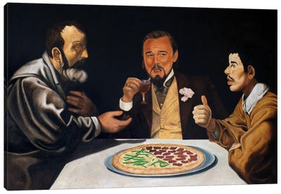 The Lunch With Mr. Candie Canvas Art Print - Django Unchained