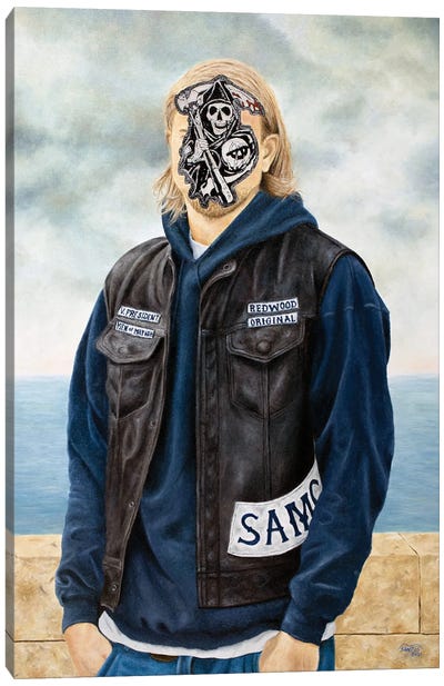 The Son Of Anarchy Canvas Art Print - Drama TV Show Art