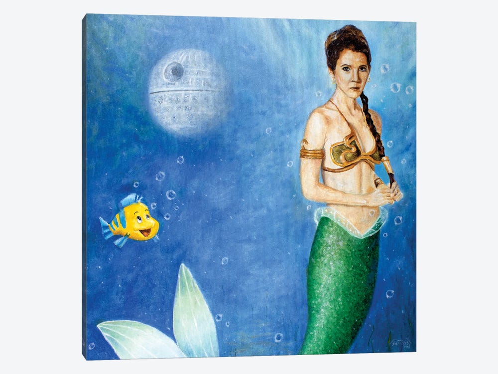 The Leia Mermaid by Marco Santos 1-piece Art Print