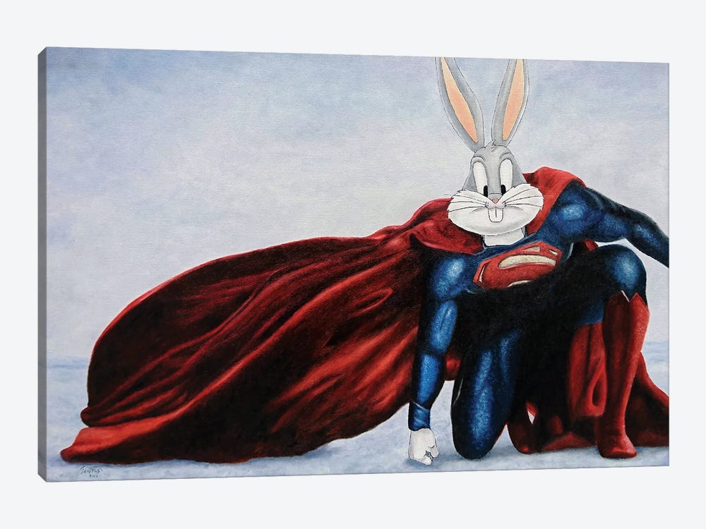 Bunny Of Steel by Marco Santos 1-piece Canvas Print