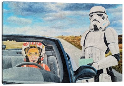 Cosplay Wars Canvas Art Print - Star Wars