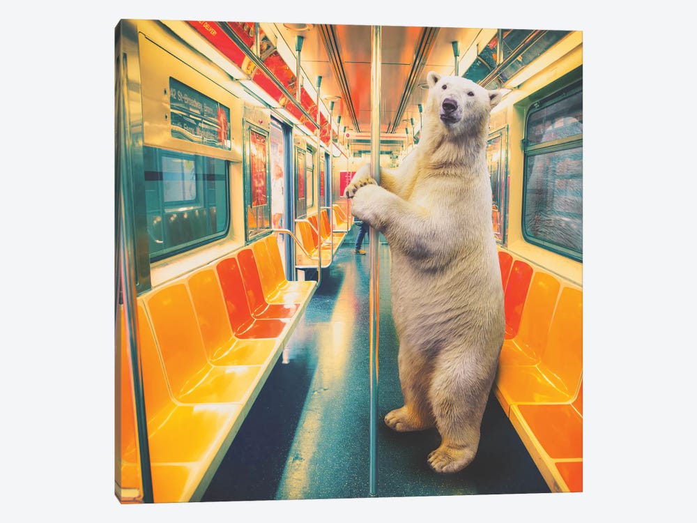 Polar Express Subway by Soaring Anchor Designs 1-piece Canvas Wall Art