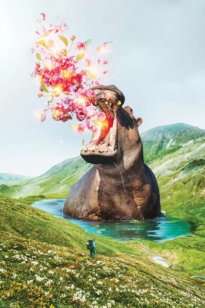 From Within Hippo Wading