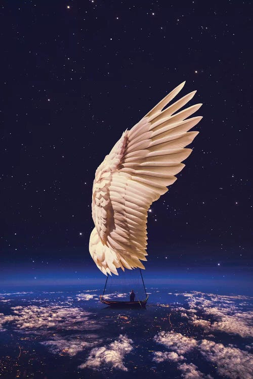 Sail Away Angel Wing Blue