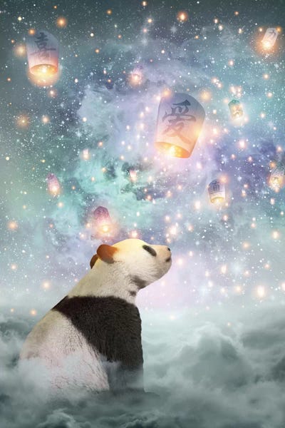 Imagination: Dreams Take Flight - Panda by Soaring Anchor Designs