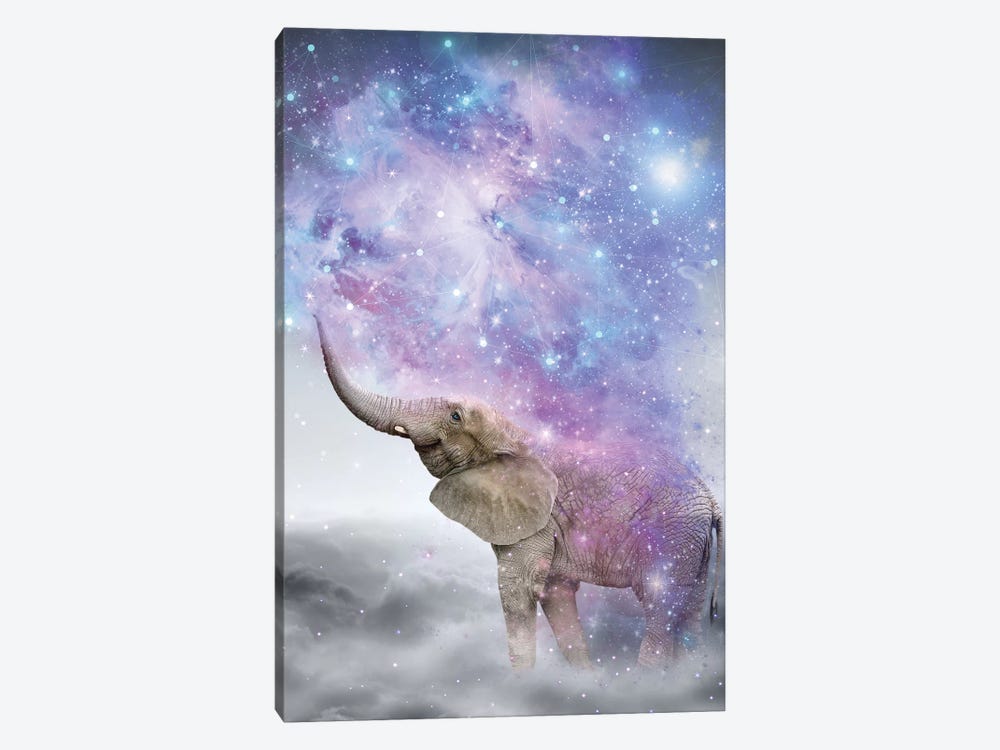 Elephant Dust Galaxy Art Print By Soaring Anchor Designs Icanvas