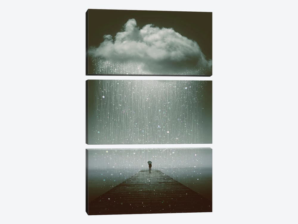 Even The Sky Cries  by Soaring Anchor Designs 3-piece Art Print