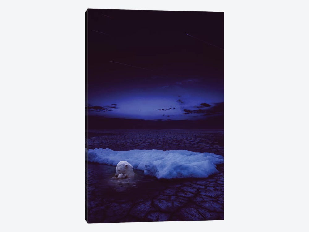 If Not Us - Polar Bear by Soaring Anchor Designs 1-piece Art Print