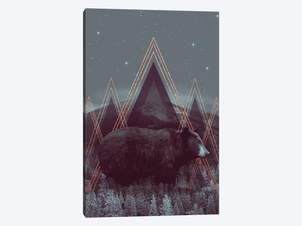 In Wildness - Bear  by Soaring Anchor Designs 1-piece Canvas Wall Art