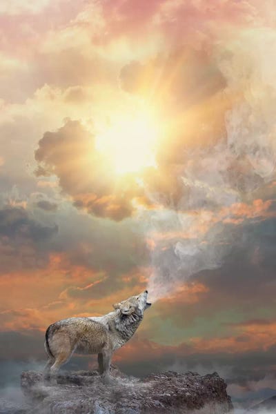 Imagination: Lone Wolf Howl - Day by Soaring Anchor Designs
