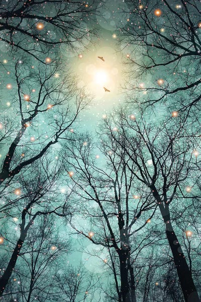 Imagination: Mint Embers - Trees by Soaring Anchor Designs