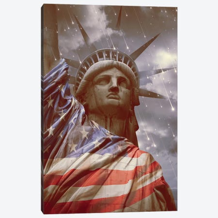 Nevertheless Liberty Canvas Print #SOA53} by Soaring Anchor Designs Art Print
