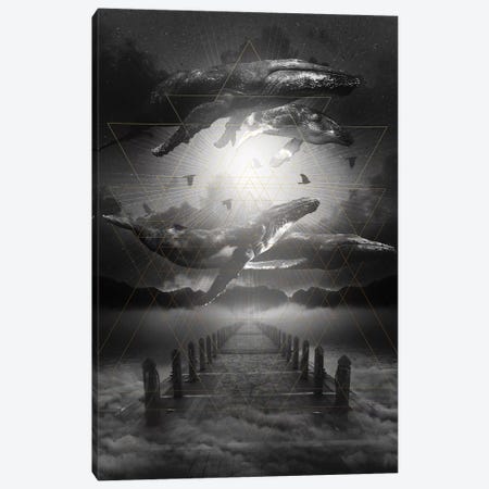 Out Of The Depths - Whale Canvas Print #SOA55} by Soaring Anchor Designs Canvas Artwork