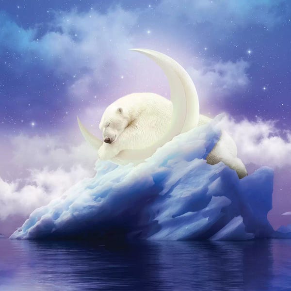 Winter Wonderland: Polar Moon - Polar Bear by Soaring Anchor Designs