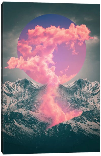 Ruptured Soul - Volcano Canvas Art Print - Volcano Art