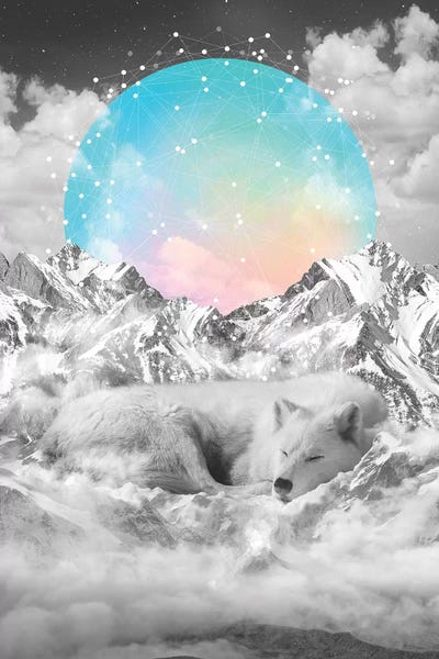 Imagination: Sleeping Wolf - Guardian Moon by Soaring Anchor Designs