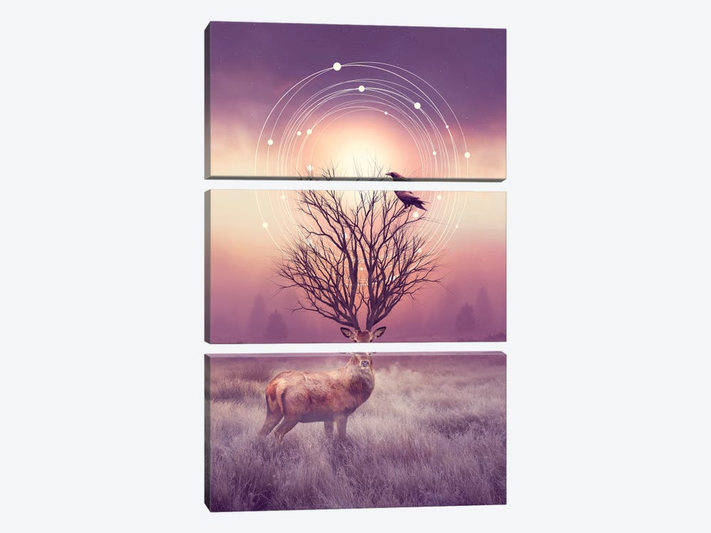 Stillness - Elk by Soaring Anchor Designs 3-piece Canvas Art