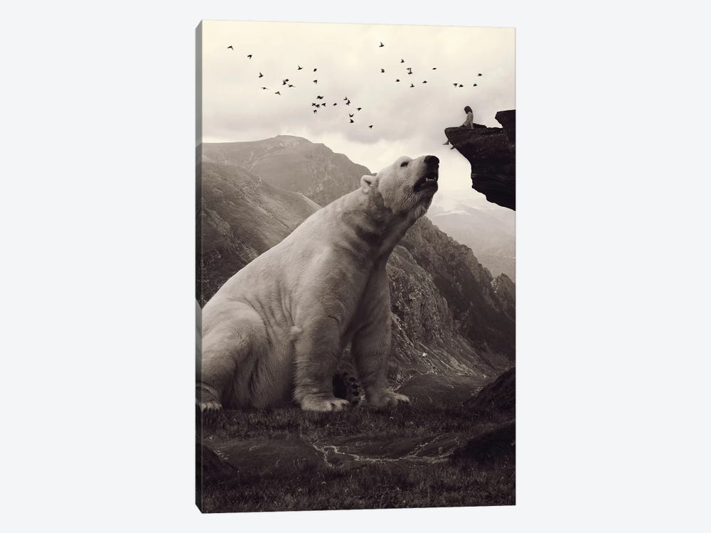 Tutelary - Polar Bear by Soaring Anchor Designs 1-piece Canvas Art