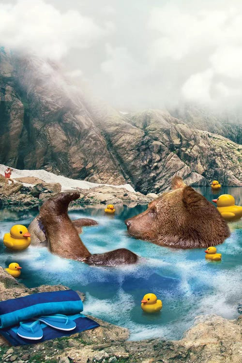 Bear Neccessities by Soaring Anchor Designs wall art