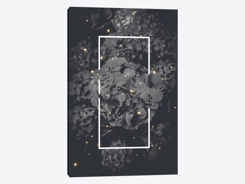 Hydrangea Bloom Mono Sparkle by Soaring Anchor Designs 1-piece Art Print
