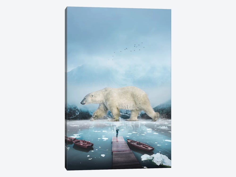 Polar Bear Navigator by Soaring Anchor Designs 1-piece Canvas Art