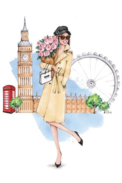 Ferris Wheels: London by Style of Brush