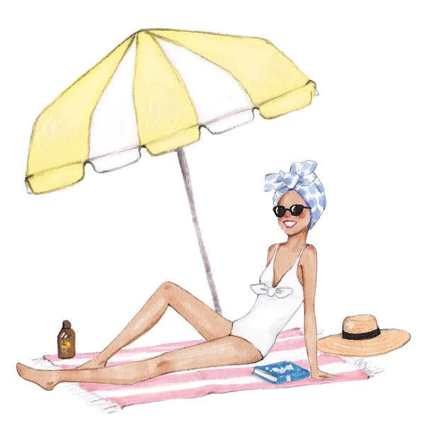 Umbrellas: Sunbath by Style of Brush