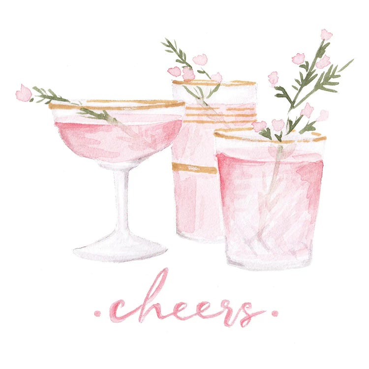 Cheers by Style of Brush wall art