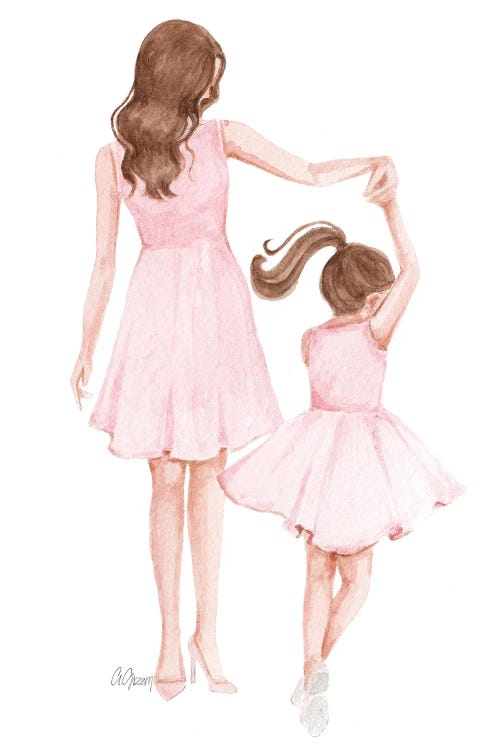 Mom And Daughter Dance