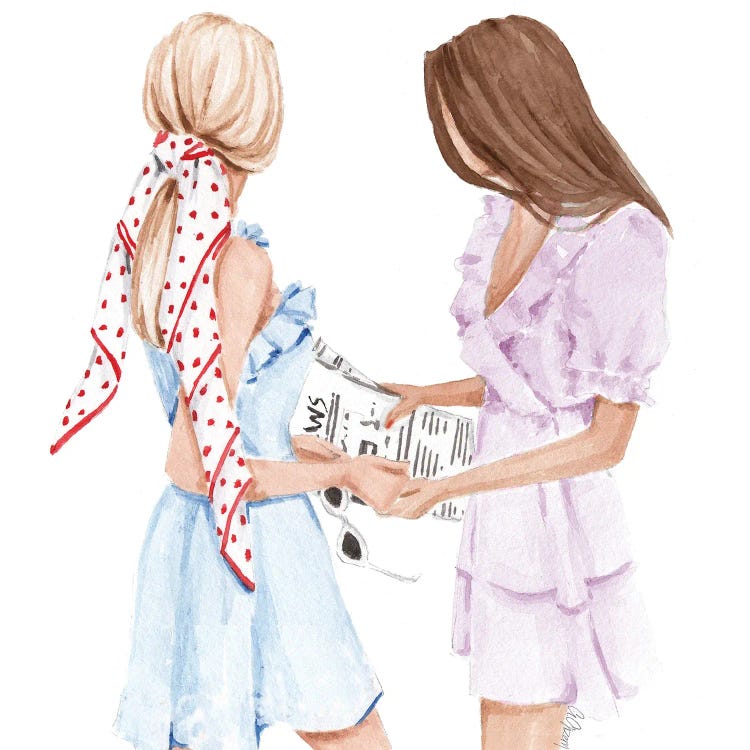 Friends by Style of Brush wall art