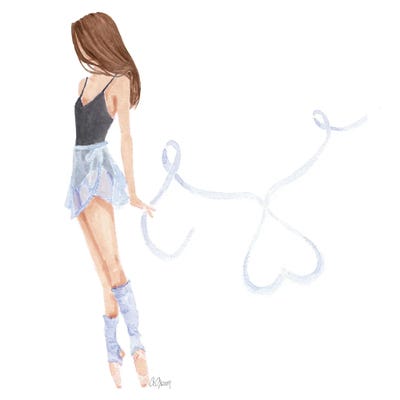 The Ballet by Style of Brush metal wall art